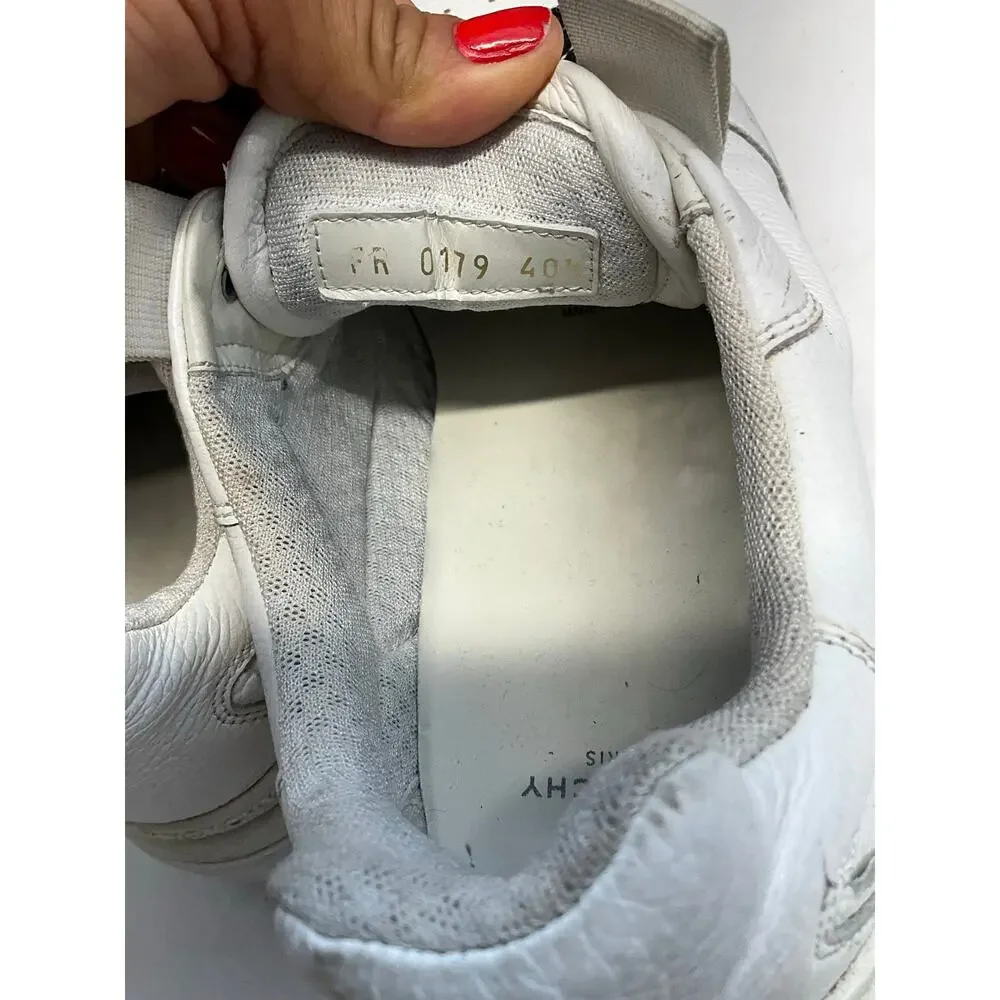 Givenchy Wing Low Top White Leather Sneakers